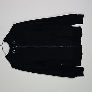 Warehouse One medium black zip up hoodie
